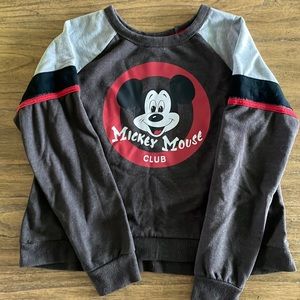 Disney Parks Mickey Mouse Club light weight sweat shirt
